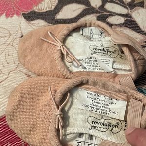 Ballet slippers for Dance Leather sole bottoms